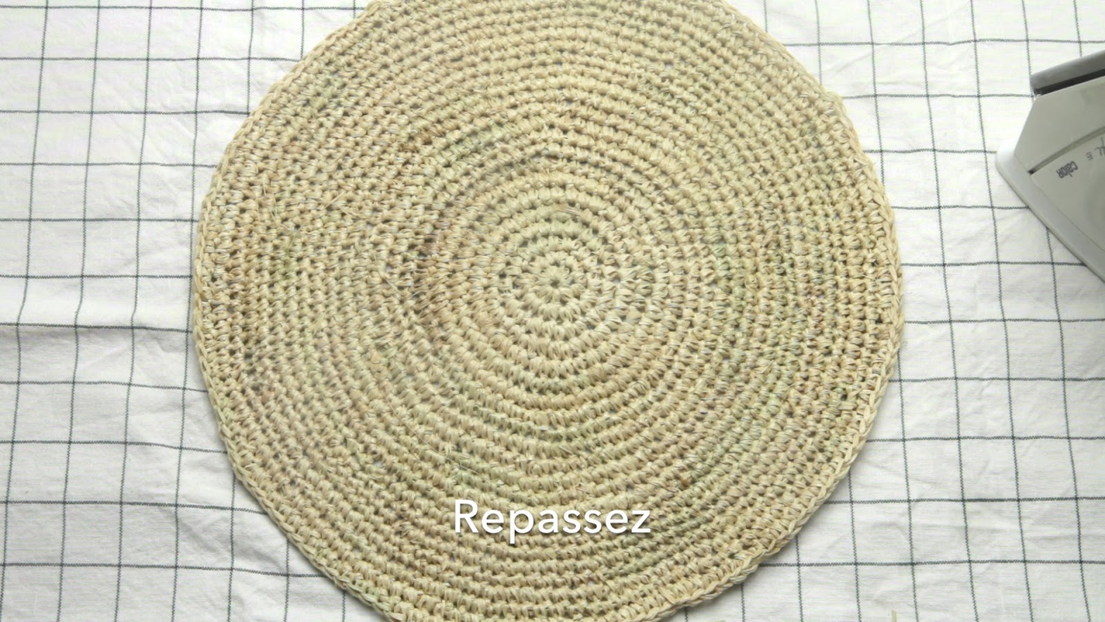 Modele gratuit sac rond raphia crochet cheap